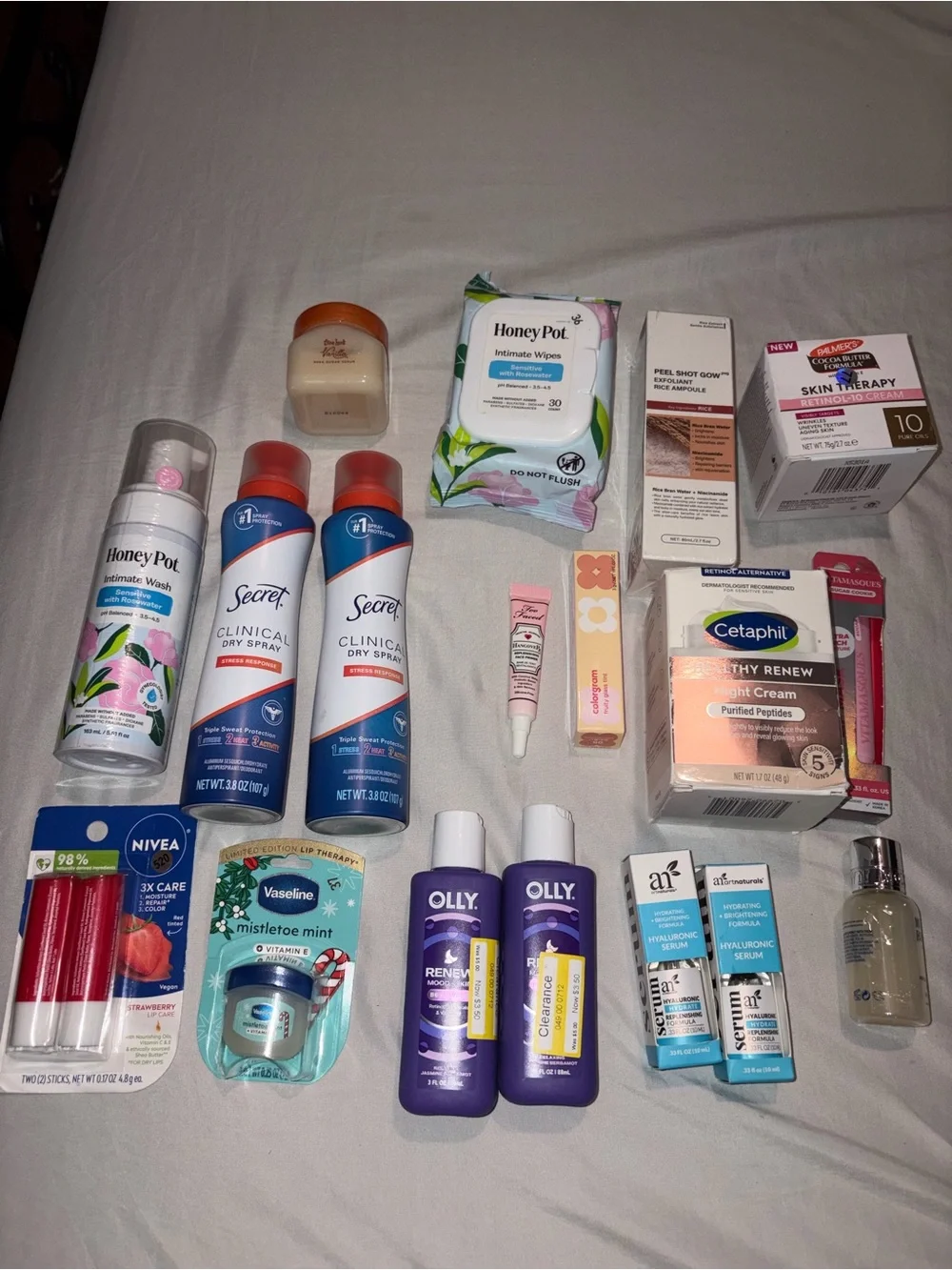 Beauty bundle Assorted Personal Care Bundle - Pink, White, Purple, Blue